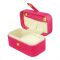 Mini Jewelry Storage Organizer Box For Rings, Earrings & Necklaces, Pink Mature, 101017