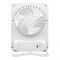 Folding Lamp Fan With USB, Three Wind Speed, Led Light & Front Digital Display, 5.5W, White, 101330