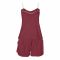 Poppy Camisole & Shorts, Lightweight Cotton Sleepwear For Women, Ideal For Summer, Maroon, 139