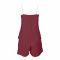 Poppy Camisole & Shorts, Lightweight Cotton Sleepwear For Women, Ideal For Summer, Maroon, 139