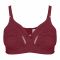 Poppy Everyday Essentials Non-Padded, Wireless Cotton Bra, Versatile & Suitable For Various Occasions, Maroon, 03 Bra