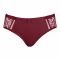 Poppy Everyday Essentials Brief Soft Cotton Panty With Side Panel Lace, Prevents Irritation & Rashes, Maroon, 03 Brief