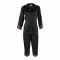 Poppy Pajama Set, Front Open Collared Shirt With Laces & Trouser, Premium Soft Silk Loungewear For Women, Black, 136