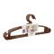 Appollo 11 Inches Premium Hanger, Brown, 6-Pack