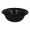 Table Top 9" Inches Klair Soup Bowl, Black