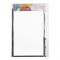 Mr.Art Magic Formica Medium Whiteboard With Marker, Best For Write & Wipe Practice, 508-2102