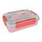 Happy Steel 2 Partitions Lunch Box, Pink