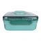 Camera Plastic Lunch Box With Crockery & Cutlery, 1000ml Capacity, 17cm (H) x 13.5cm (W) x 6cm (D), Green