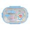 Stainless Steel 2 Partitions Lunch Box With Spoon, 18.5cm (H) x 12cm (W) x 5cm (D), Doraemon