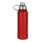 Insulated Stainless Steel Water Bottle, 800ml Capacity, Vacuum Cup Hot & Cool, 8.3in (H) x 1.6in (W), Red