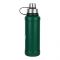 Insulated Stainless Steel Water Bottle, 800ml Capacity, Vacuum Cup Hot & Cool, 21cm (H) x 4cm (W), Green