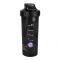 Trendy Plastic Shaker Water Bottle With Straw, One Click Open, 7.5in (H) x 3.9in (W), 8896, Black