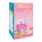 Children's Pot Plastic Water Flask With Fancy Straw For Kids, 250ml, 10cm (H) x 7.5cm (W), Pink