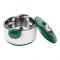 Happy Ware Hot Pot With Lockable LID, 2.5 Liter Capacity, Stainless Steel Inside, 19x26x13cm, Green, SU-644