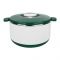 Happy Ware Hot Pot With Lockable LID, 5 Liter Capacity, Stainless Steel Inside, 25.5x33x17cm, Green, SU-645