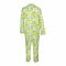 Basix Women's Floral Loungewear, 2-Piece Set, Soothing Forest Green, LW-621