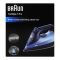 Braun Tex Style 7 Pro Steam Iron with Free Glide 3D Tech, EloxalPlus, Auto Off, 3000W, Anti Drip, Blue, SI-7160BL