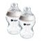 Tommee Tippee Natural Start PP Feeding Bottle, BPA Free, 260ml, For 3 Months +, Medium Flow, 2-Pack, 423907