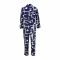 Basix Women's Abstract Loungewear, 2-Piece Set, Navy & White, LW-626