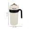 Metal Coffee Mug With Temperature Display & Handgrip, 650ml, White, 6.9in (H) x 3.3in (W), (8007) 0000982