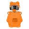 Bear Metal Water Bottle, Orange, 480ml, (6281) 0000976