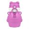 Bear Metal Water Bottle, Purple, 480ml, 14cm (H) x 8.5cm (W), (6281) 0000976