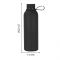 Stainless Steel Insulated Narrow Mouth Water Bottle, 500ml, Black, 21cm (H) x 7.5cm (W), (373-500) 0000974