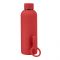 Stainless Steel Insulated Narrow Mouth Water Bottle, 500ml, Red, 21cm (H) x 7.5cm (W), (373-500) 0000974