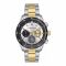 U.S. Polo Assn. Men's Metallic Chain Round Dial Chronograph Wrist Watch, Steel, USPA1044-05