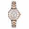 U.S. Polo Assn. Women's Metallic Chain Round Dial Analog Wrist Watch, Steel, USPA2047-03