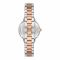 U.S. Polo Assn. Women's Metallic Chain Round Dial Analog Wrist Watch, Steel, USPA2047-03