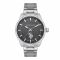 U.S. Polo Assn. Men's Metallic Chain Round Dial Analog Wrist Watch, Steel, USPA1043-01