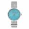 U.S. Polo Assn. Women's Magnetic Strap Round Dial Analog Wrist Watch, Ice Blue, USPA2078-04