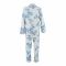 Basix Women's Floral Loungewear Set, 2-Piece, Sky Blue, LW-634