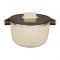 Happy Ware Forte Warmer Pot With Twist-Lock Lid, 3.5 Liter Capacity, 29.5x22.2x16.5cm, Beige, SU-648