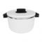 Happy Ware Forte Warmer Pot With Twist-Lock Lid, 3.5 Liter Capacity, 29.5x22.2x16.5cm, White, SU-648