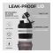 LocknLock Pro Standard Leakproof Shake It Water Bottle, BPA Free, 650ml, Black, LLHAP943B