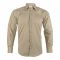 Pace Setters Men's Beige Solid Shirt, PS-2195