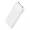 Joyroom 2.4A LED Power Bank, 10000mAh, White, JR-PBF12