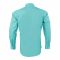 Pace Setters Men's Sea Green Solid Shirt, PS-2195