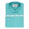 Pace Setters Men's Sea Green Solid Shirt, PS-2195