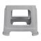 Hobby Life Merdivo Plastic Two Step Stool, Grey, HL.081398