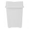 Merdem Whirl Plastic Dustbin, 5 Liter Capacity, White, MRD-111