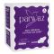 Parwaz 100% Organic Cotton Top Sheet Overnight Maxi Thick Pads With Wings, Rash Free, 8-Pack