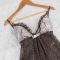 Moon Girl 2-Piece Nightdress With Nighty and Panty, Grey, 2014