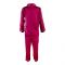 Basix Women's Silk Shirt and Long Pajama Nightwear Set, Magenta, SW-104