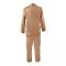 Basix Women's Silk Shirt and Long Pajama Nightwear Set, Beige, SW-105