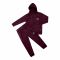 Adidas Fliz Tracksuit, Zipper Hoodie and Trouser, Maroon