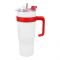 Inaaya Traders 650ml Stainless Steel Vacuum Insulated Coffee Mug, Red, 101714