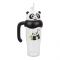 Inaaya Traders 750ML Plastic Bear Water Cup and Bottle, Black, 101688